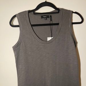 Theory Easy Tank Ash Nebulous Pure Sz S NWT